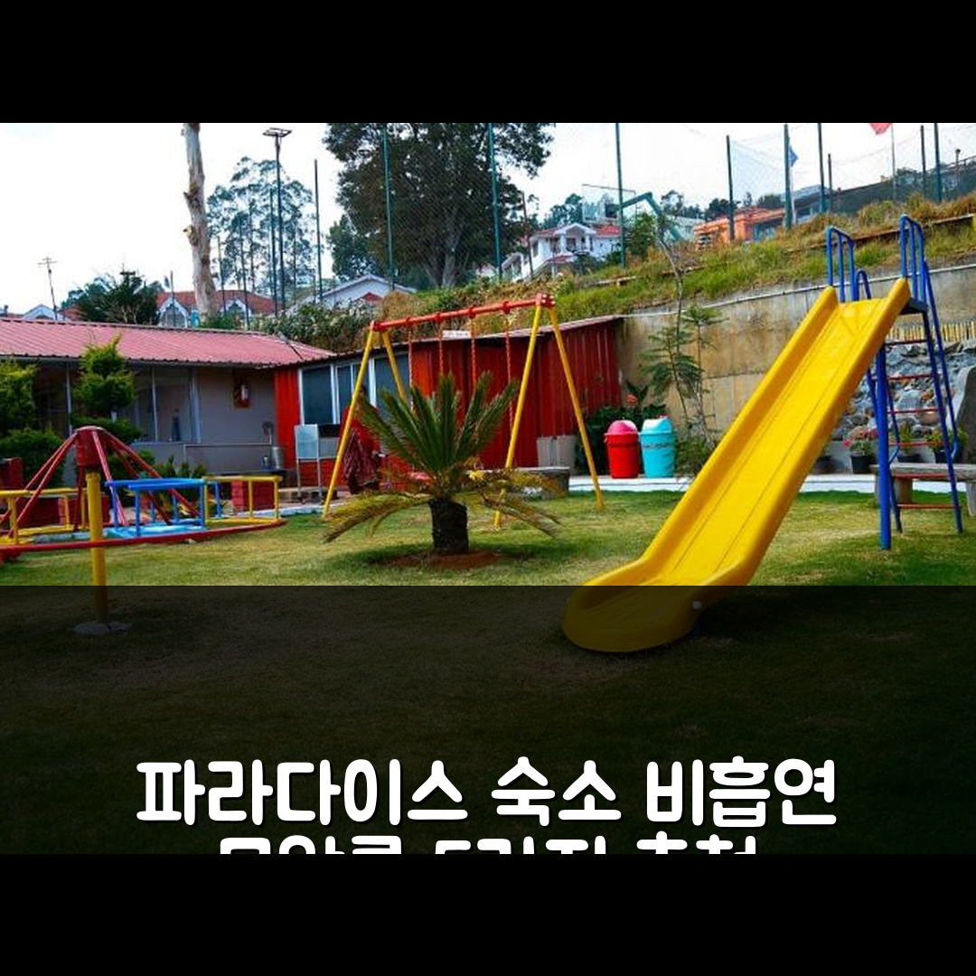 우띠 숙소 여행 호텔 추천 파라다이스 퍼펙트 | 비흡연과 무알콜의 조화로운 5가지 이유