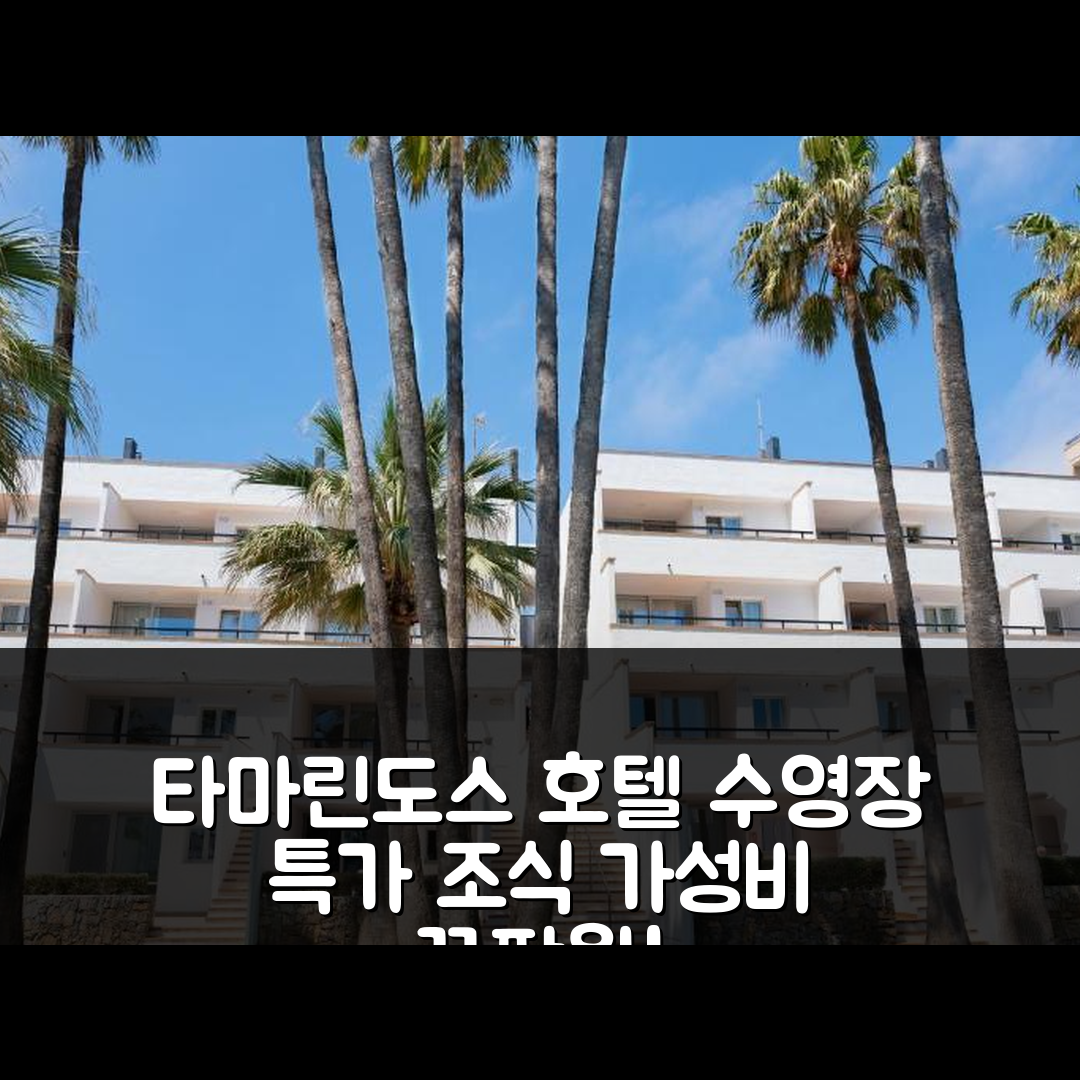 페니스콜라 숙소 여행 타마린도스 호텔 | 수영장과 가성비 뛰어난 조식 정보 5가지