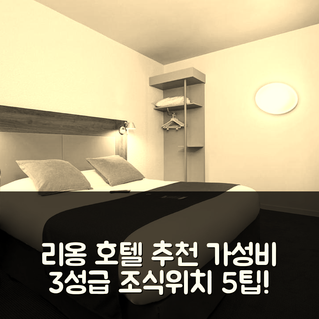 리옹 숙소 여행 호텔 추천 호텔 캄파닐 리옹 센터 | 가성비 좋은 3성급 조식과 위치 정보 5가지 팁