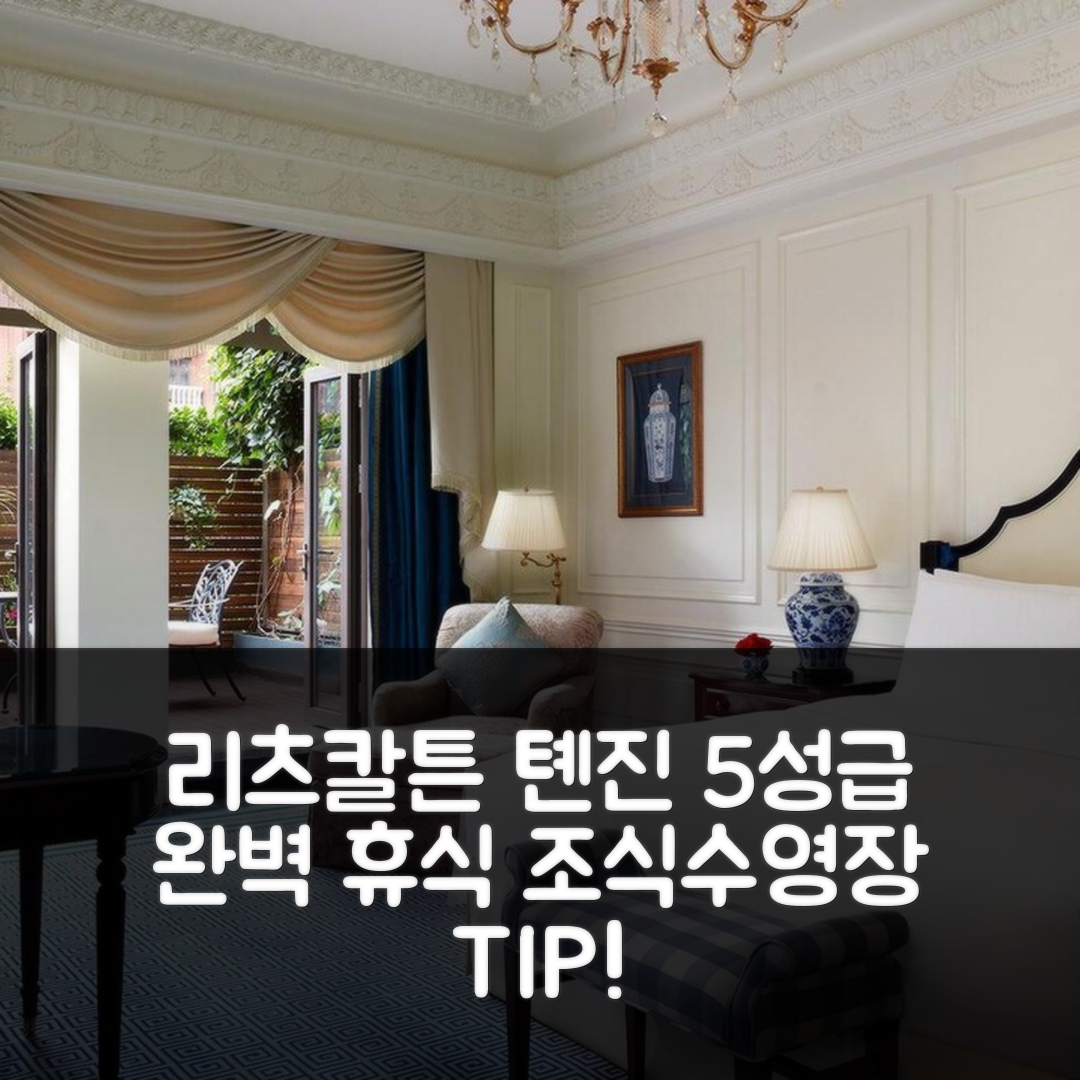 톈진 숙소 여행 호텔 추천 리츠칼튼 톈진 | 5성급 조식과 수영장으로 완벽한 휴식 8가지 팁