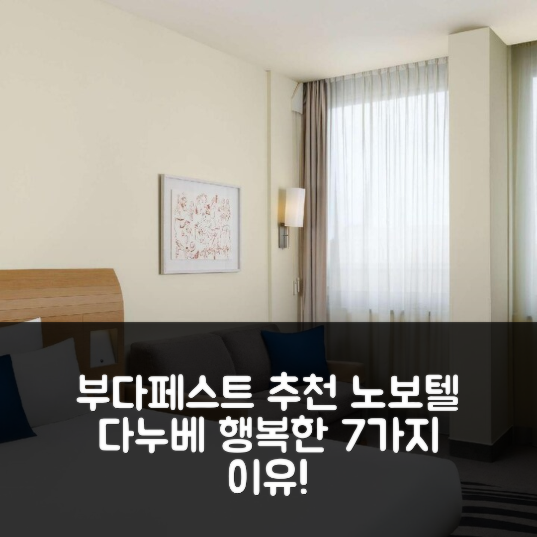 부다페스트 숙소 여행 호텔 추천 노보텔 다누베 호텔 | 4성급 수영장과 조식으로 행복한 7가지 이유
