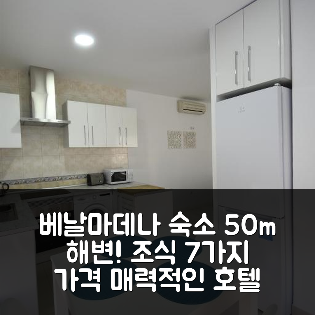베날마데나 숙소 여행 호텔 추천 베날로마 호텔 | 50미터 가까운 해변과 가격이 매력적인 조식 정보 7가지