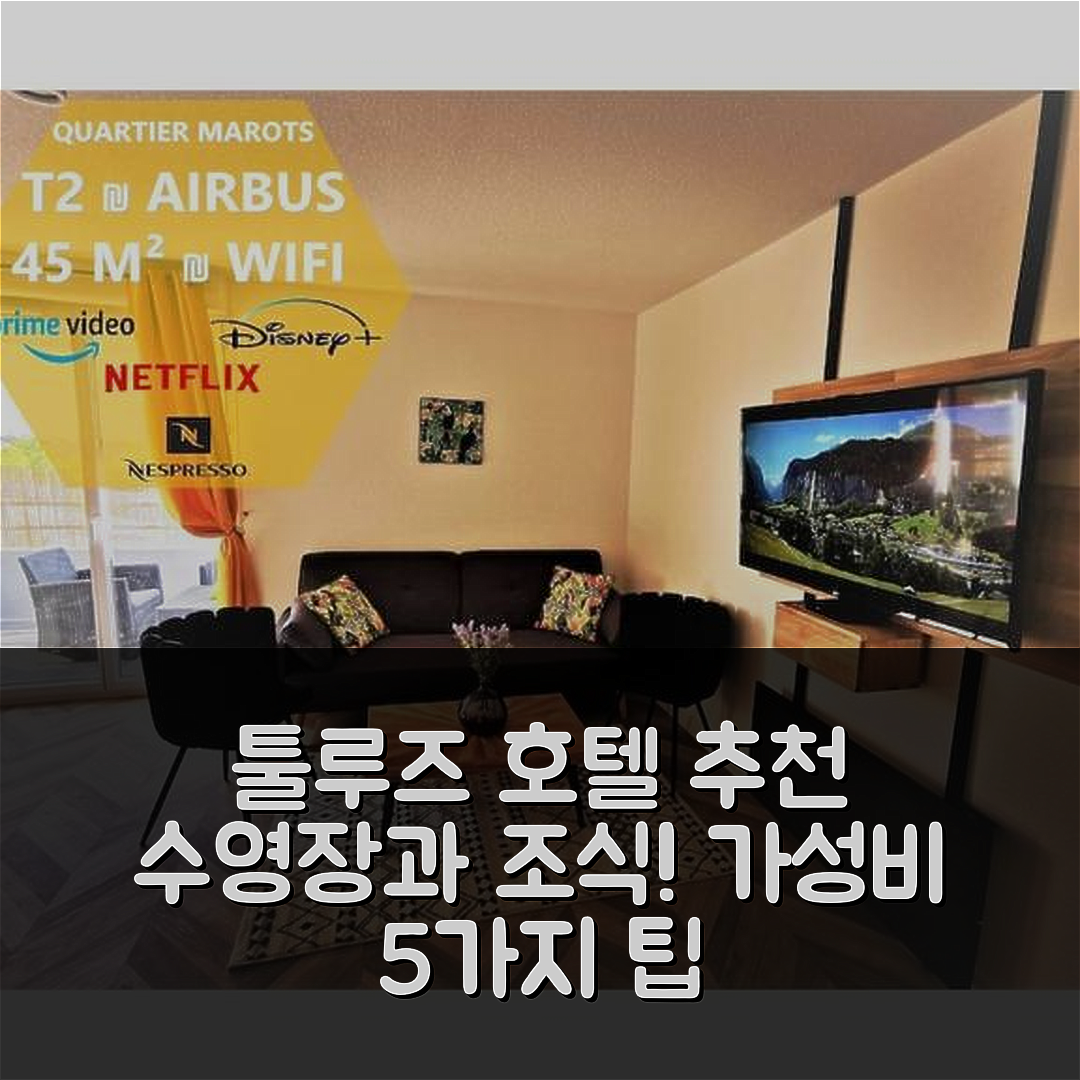 툴루즈 숙소 여행 호텔 추천 티투 코지 레지던스 | 수영장과 조식이 매력적인 5가지 가성비 팁