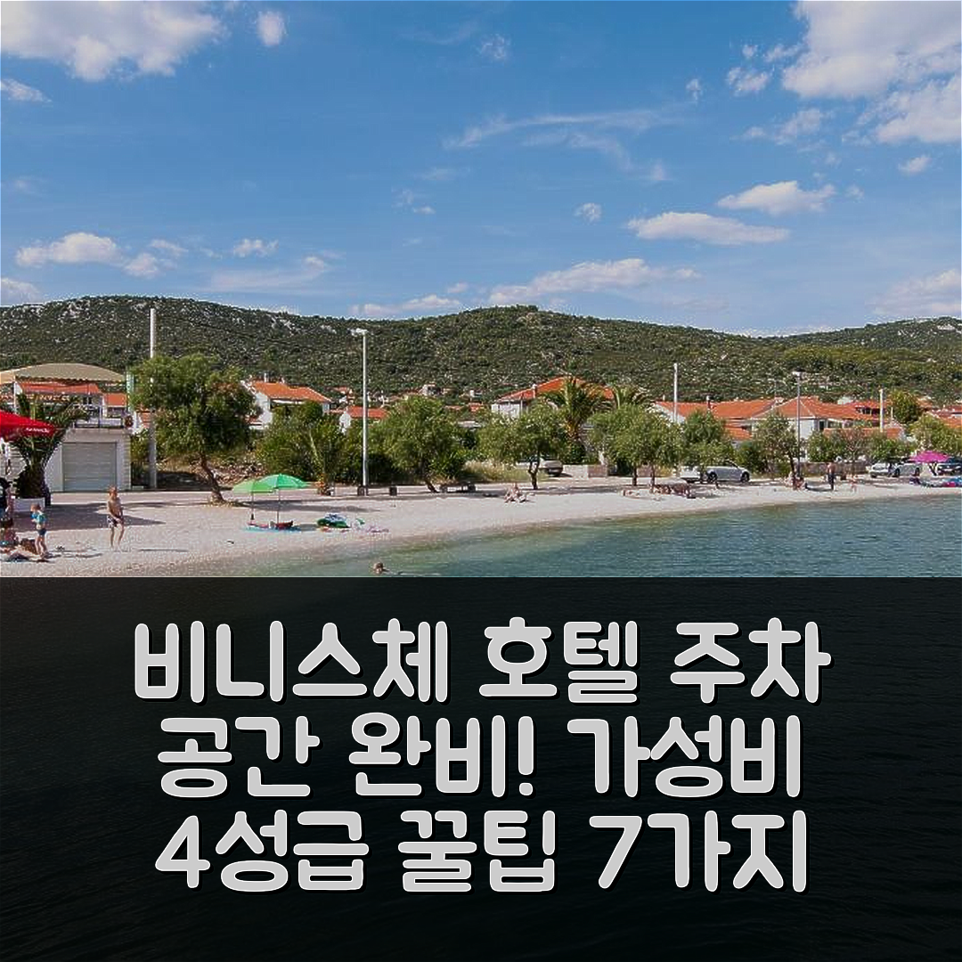 비니스체 숙소 여행 호텔 추천 아파트먼트 위드 주차 공간 비니스체 트로기르 | 가성비와 위치가 뛰어난 4성급 예약 팁 7가지