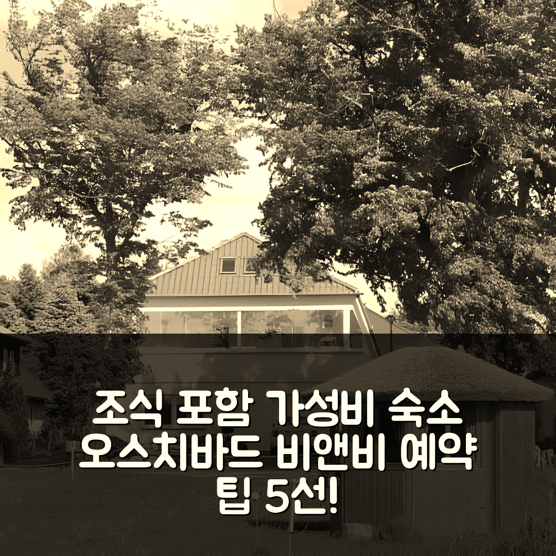 오스치바드 셀린 숙소 여행 비앤비 노이엔시엔 11a | 조식과 가성비 뛰어난 위치 및 예약 팁 5가지
