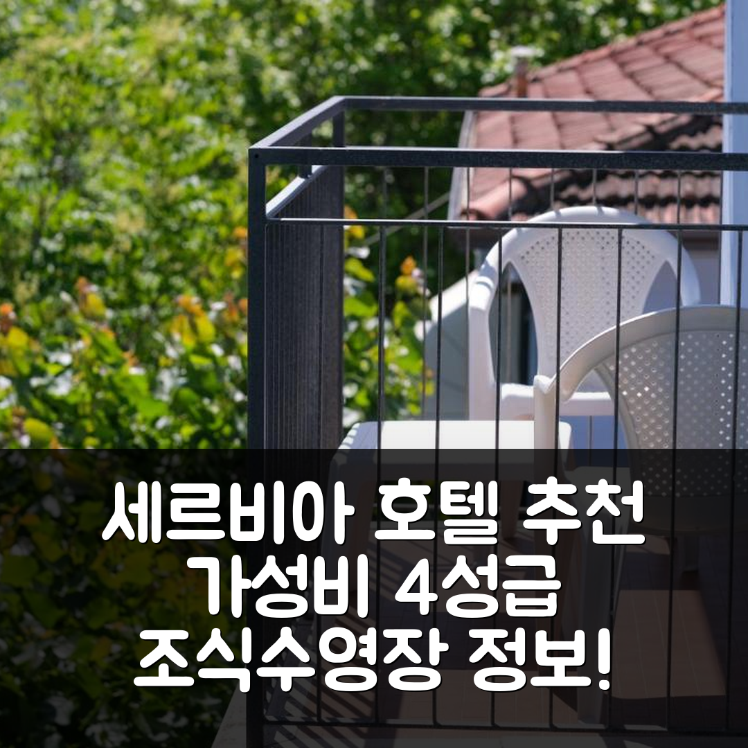 세르비아 숙소 여행 호텔 추천 비엔나 호텔 | 가성비 뛰어난 4성급 조식과 수영장 정보 7가지